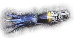 Non-abolished submunition from a cluster bomb Non-abolished submunition from a cluster bomb